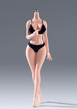 Toybarjapan Yimei YM501 1/6 Scale Action Figures Super Large Bust Platinum Silicone Beautiful Female Body Seamless Body Head, Clothes and Shoes Not Included Pearl White Skin