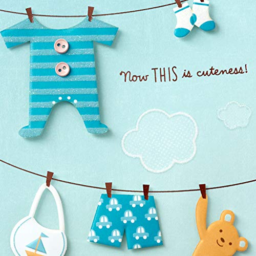 Hallmark Baby Shower Card (Blue, Now This Is Cuteness) #TOP3