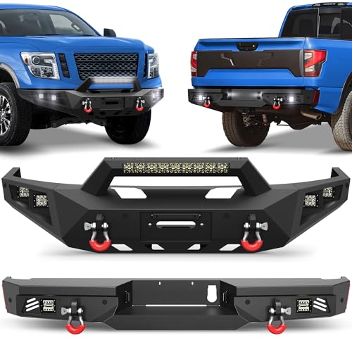 POFENZE 16-25 Titan XD Front and Rear Bumper Set, Full