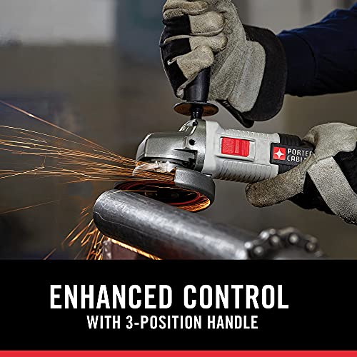 Porter-Cable Angle Grinder Tool, 4-1/2-Inch, 6-Amp (Pceg011) Black #TOP4
