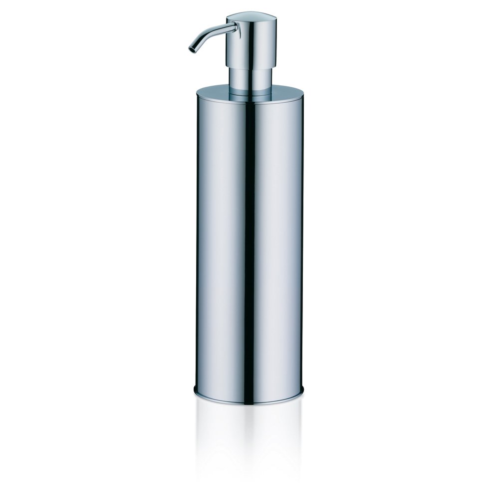 kela 20593 Wand-Seifenspender Luva 400 ml aus Messing verchromt mit Messingpumpe