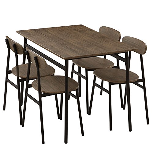 ぼん家具 ダイニングセット ダイニングテーブル 5点セット 4人用 チェア4脚 110×70cm おしゃれ ウォールナット ぼん家具 ダイニングセット ダイニングテーブル 5点セット 4人用 チェア4脚 110×70cm おしゃれ ウォールナット