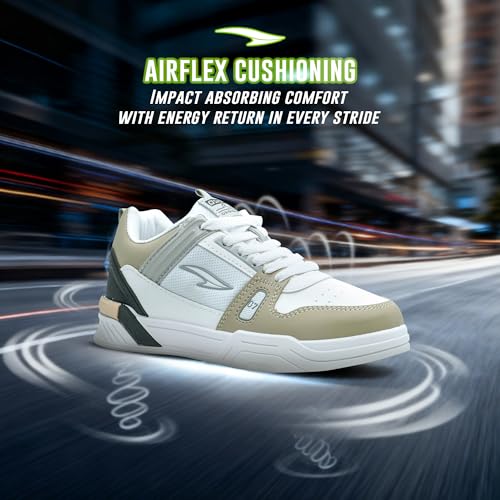 Image of ASIAN Men CHICAGO-01 Stylish Casual Mid Top Sneakers and Trendy Shoes with Laces for Men & Boys | Perfect for Wearing to Outings, and Comfortable All-Day Use, Stylish and Durable