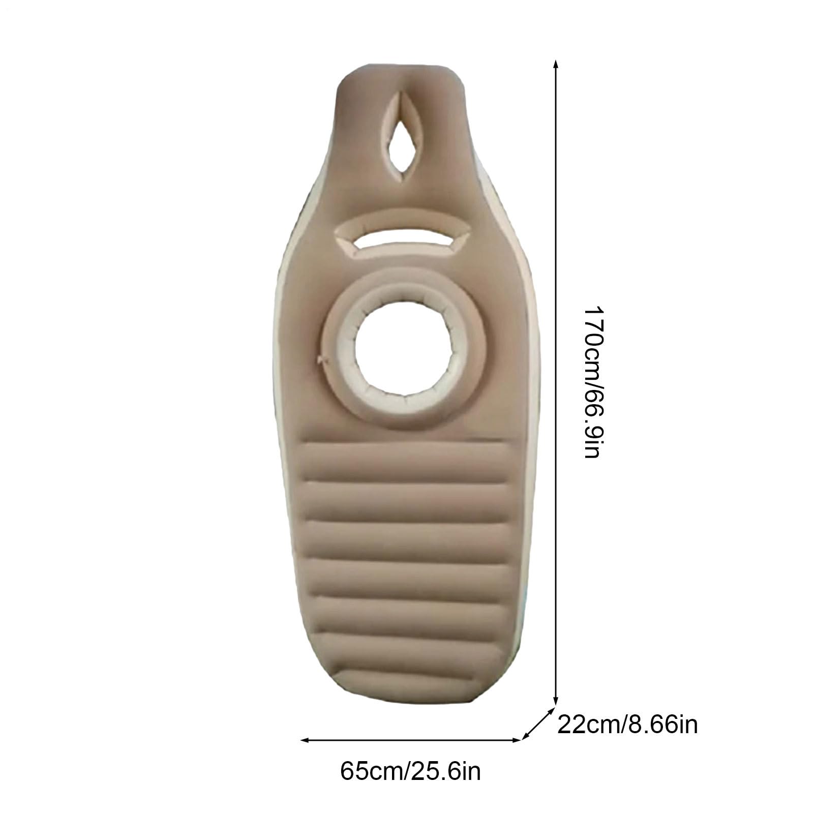 Flotador de piscina para mujer embarazada, balsa antideslizante para maternidad, tumbona de playa para embarazo, tumbona de playa de PVC grueso, con agujero para el vientre para mujer, patio trasero y