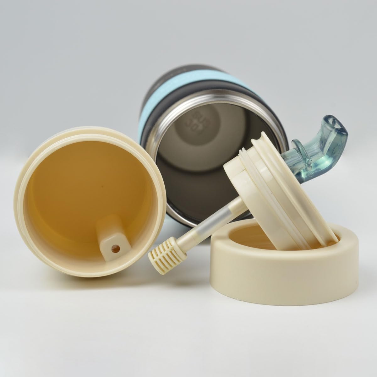Matelisto Autocebante Schwarz, Thermoskanne, Matebecher und Bombilla 3 in 1 aus Edelstahl, Doppelwandige Isolierung, Bombilla de Té Mate, Yerba Mate, Mate Tee, 500 ml