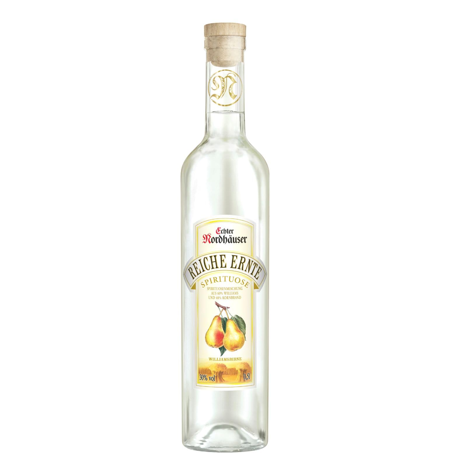 Echter Nordhäuser Reiche Ernte Williamsbirne Obstbrand ''Willi'' (6 x 0.5 l)