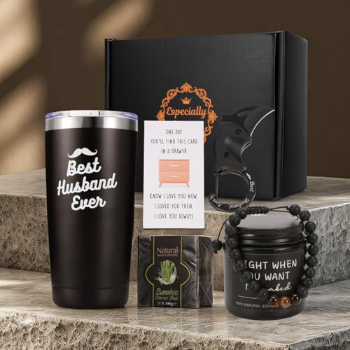 Best Husband Ever Gifts, Gift for Husband From Wife, Christmas Gifts For Hubby Men, Unique Presents...