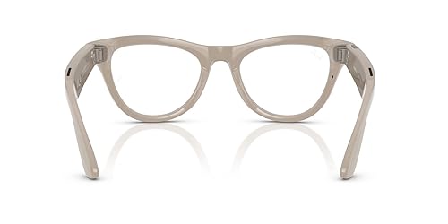 Miniatura 8 de Ray-Ban Meta (Gen 1), Skyler, gris tiza brillante Lentes inteligentes de IA para hombres y mujeres - Cámara de 12 MP, altavoces de oreja abierta,