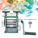 4. APLICADO PARA --- El laminador es una máquina diseñada para producir calibres más finos de chapa y alambre.Utilizado en las industrias de joyería, la mayoría de los joyeros de estudio utilizan un molino de manivela en su trabajo diario.La máquina de combinación de joyería está diseñada para laminar en frío metal para producir calibres más finos de chapa y alambre, ideal para joyeros y artesanos.Los mangos de diseño ergonómico, antideslizantes, ahorran mano de obra y muy cómodos de agarrar