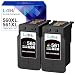 Produktbild LxTek 560 XL 561 XL Patronen für Canon Druckerpatronen 560 561 Multipack für Canon 560 561 Patronen als Ersatz PG-560 CL 561 für Pixma TS5350 TS7450I TS5350I TS5351I TS745A(Schwarz, Farbe, 2er-Pack)