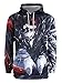 CoolChange Ken Kaneki Kapuzen Pullover | Hoodie für Tokyo Ghoul Fans | Größe: L