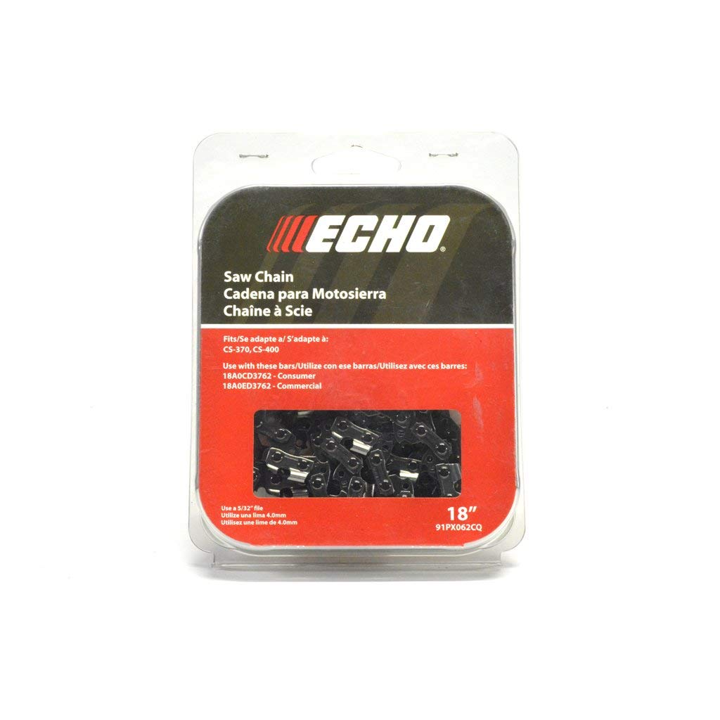 Amazon.com: Echo 91PX62CQ Genuine OEM Chainsaw Chain 3/8 62DL 18