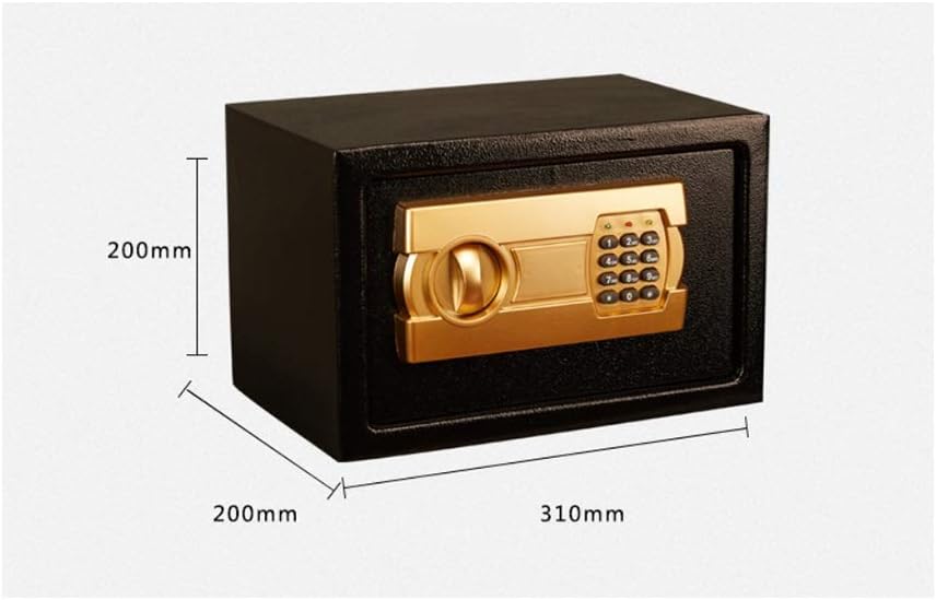 Steel Cabinet with Numeric Keypad * 20cm for Office Black Safe strongbox