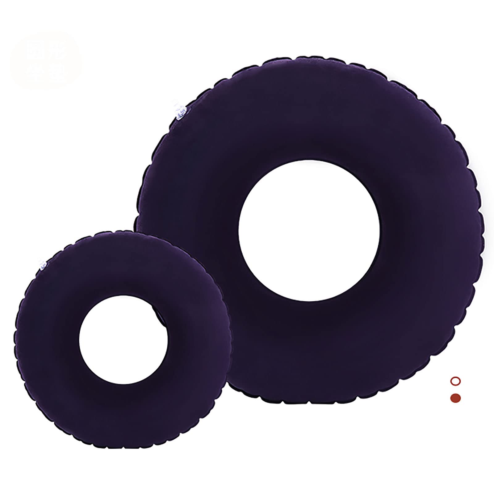 Cojín Inflable portátil antiescaras para Asiento de Aire, cojín antiescaras, cojín Inflable Grueso para Pacientes postrados en Cama, Silla de Ruedas, Oficina, Asiento de Aire para Coche, Oficina