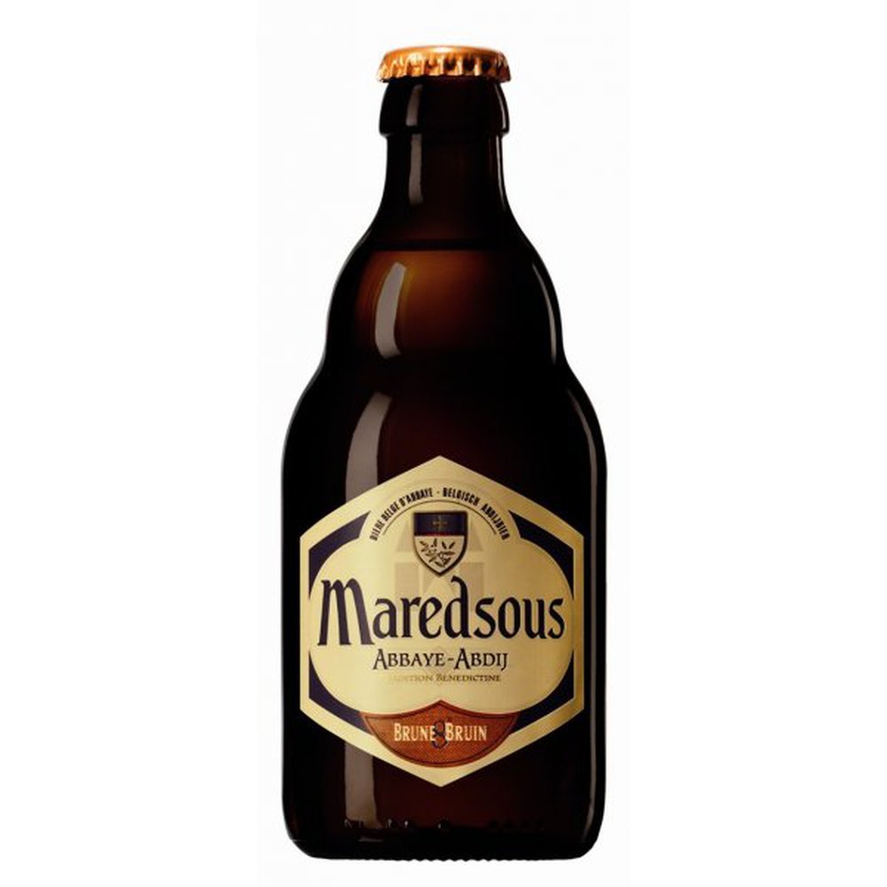 CERVEZA MAREDSOUS BRUIN CAJA DE 24 BOTELLAS 33 CL