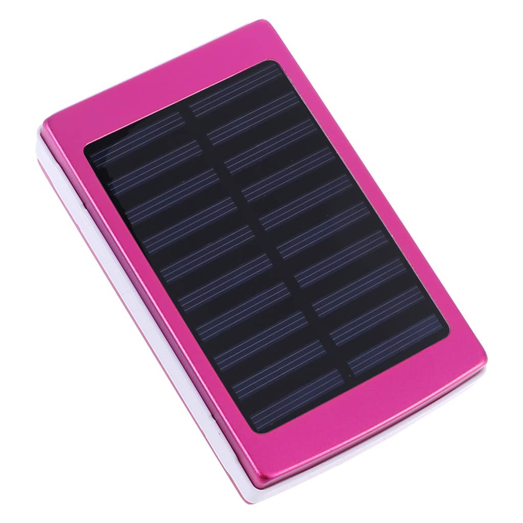 No Battery  18650 Solar Power Bank Charger DIY Box Powerbank For Case Led For Moblie Phone Power Power Bank Lightweight Silver