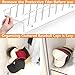 CARUUYI Hat Stand Organizer for Baseball Caps, Acrylic Hat Holder & Rack, 2PCS Clear Stand for 16 Caps, Ideal for Bedroom, Closet, Dresser, Office and Entrance (2)