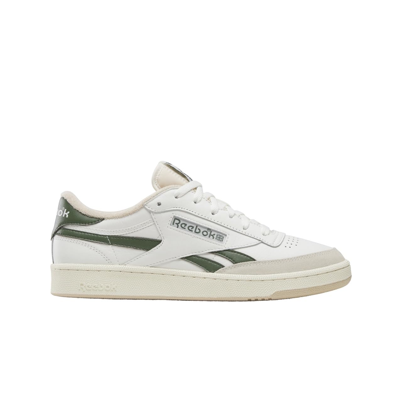 Reebok Tenis Vintage Club C Revenge Unisex para Adultos, Tiza/Verde Breakaway/Bronceado, 13 Women/11.5 Men
