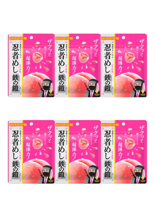 Amazon | 【限定6袋】 忍者めし 鉄の鎧 ピーチ味 40g × 6袋 | ノー