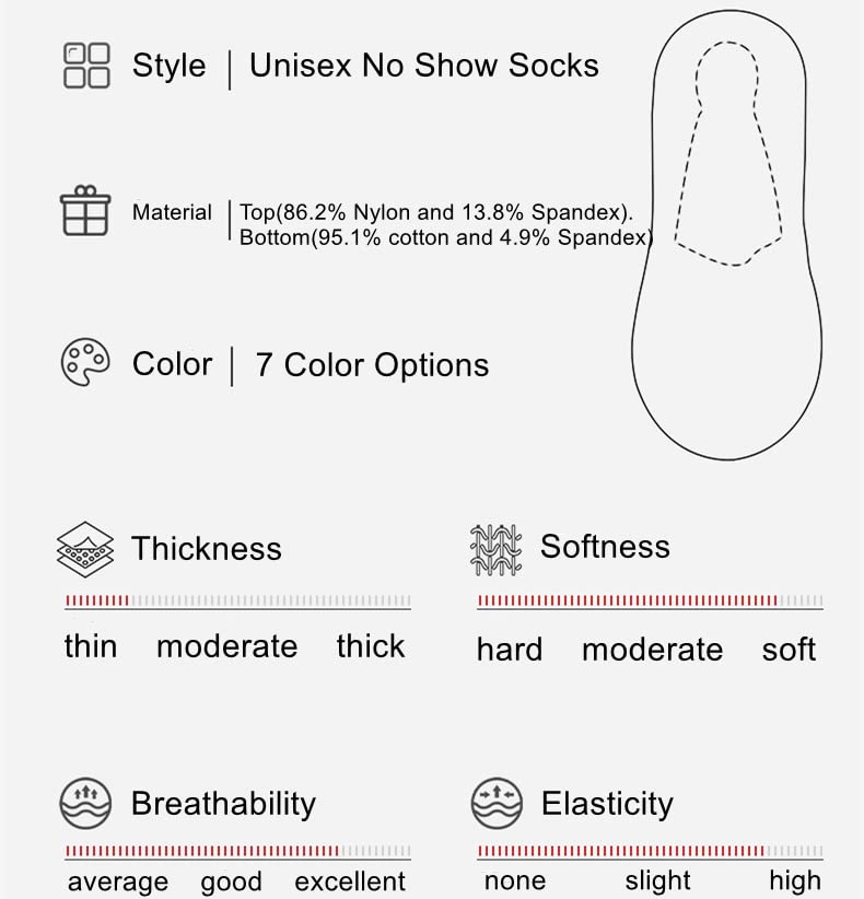 4/7 Pack Unisex Ice Silk No Show Socks Low Cut Invisible Breathable Non-Slip Liner Socks for Men Women2