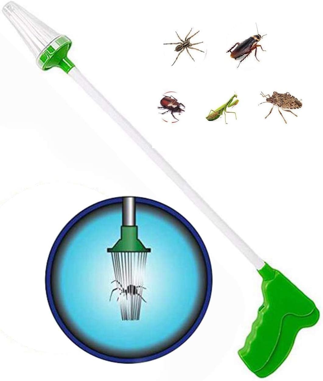 EVVIX Insect Bugs Trap Catcher Pest Control Stick Spider and Insect Catcher Handheld Bees Bugs Catching Jala Brush for Home Garden Office (B0D1BWCWX8) Amazon Price History, Amazon Price Tracker