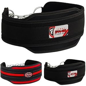 Farabi Sports Dip Belt with 32 Inches Steel Chain, Men & Women Neoprene Back Support Dipping Belt Weight Belt for Pull Ups Weightlifting Gym Training Workout Powerlifting and Bodybuilding