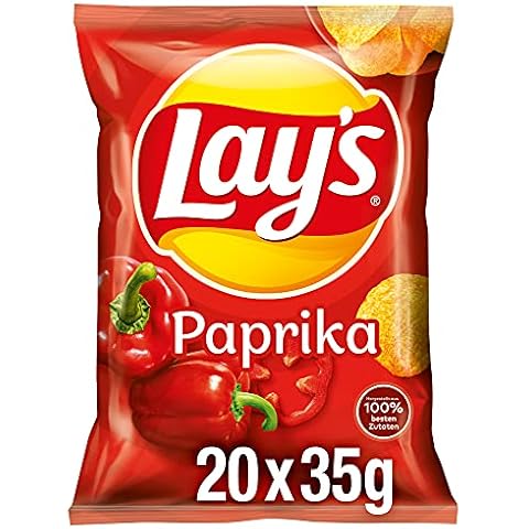 Lay's Paprika - Knusprig gewürzte Kartoffelchips Cover
