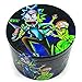 Grinder Rick e Morty in 40 mm 4 parti macinino per spezie in lega di zinco resistente resistente DAMS trituratore di erbe essiccate con una piccola spatola per polline coperchio magnetico chiusura