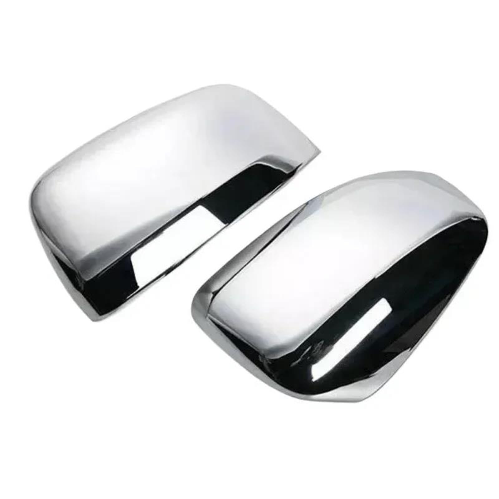 Car Rearview Side Mirror Cover Wing Cap Exterior Door Trim Adhesive Sticker for Jeep for Grand for Cherokee 2011-2020(Silver)