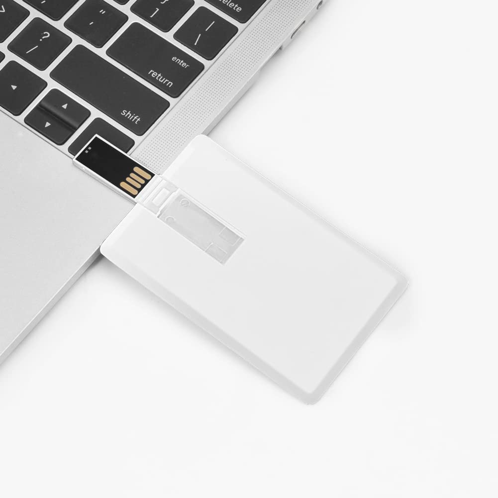 16GB Weiße Karten USB-Stick USB-Flash-Laufwerk Geschenke für Kinder Freund (16GB,Weiße Karten) - 4