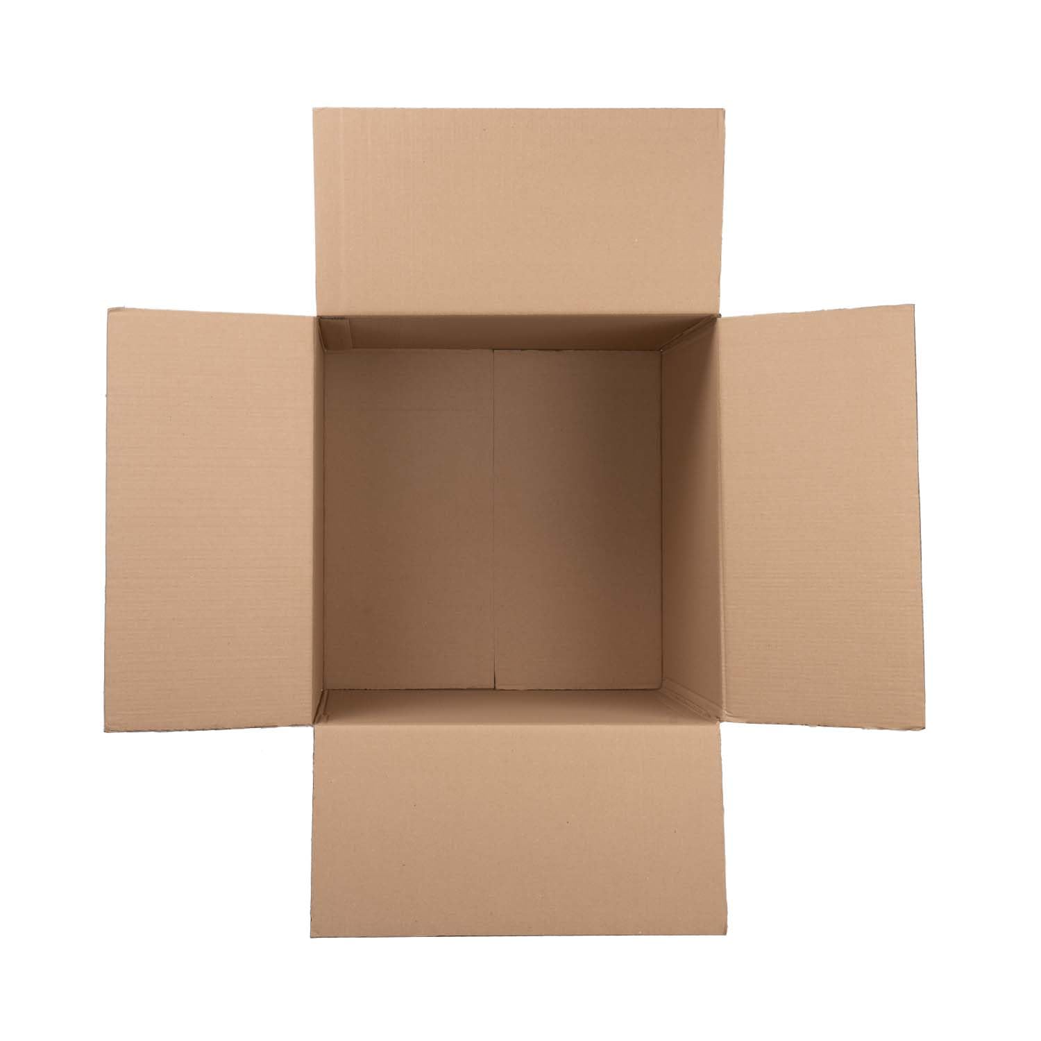 smiley pack – 20 Stück Versandkartons 600 x 600 x 600 mm, 2-wellig, Faltkarton, Pappkarton, stabil, Paketkarton, Transportkarton (20)