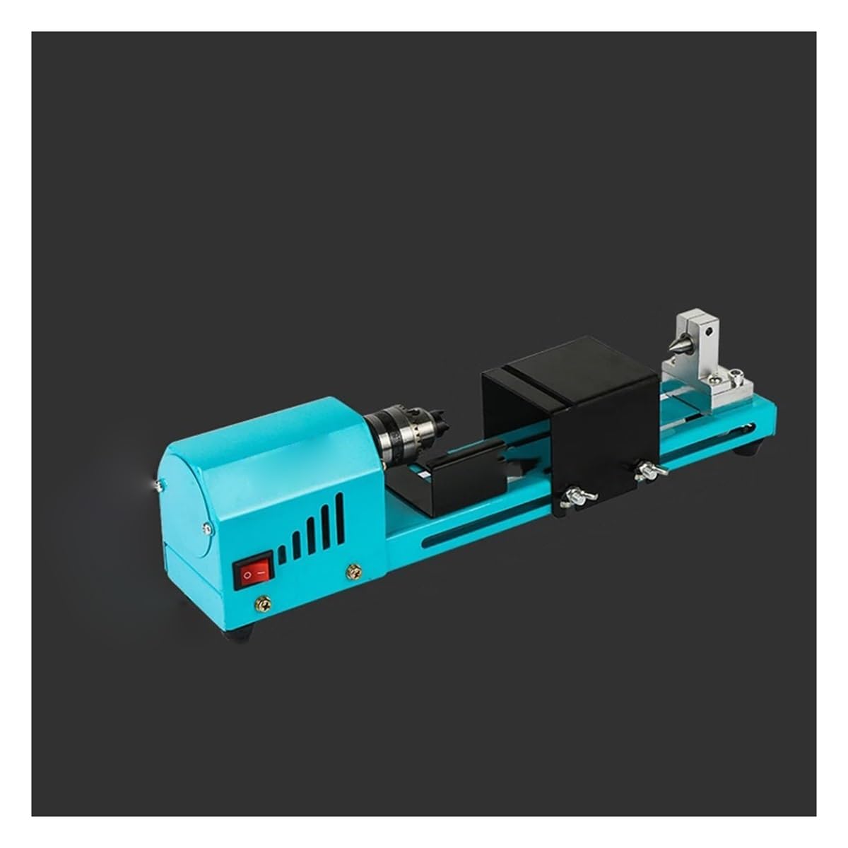 DC12-24V Mini tokarka koraliki prędkość regulowana obróbka drewna DIY tokarka standardowy zestaw tokarka do drewna narzędzie do obróbki drewna 150 W