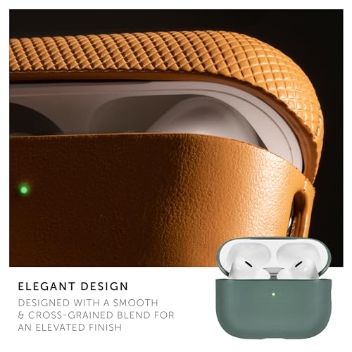 Coque AirPods Pro 2 anti-rayures en matière végétale Native Union Vert