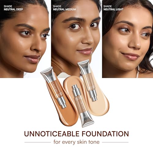 Image of Dream Beauty Celestial Glow Foundation Trial Pack | Unnoticeable Lightweight Foundation with Universal Shade Adaptability | Everyday, Skin-Like Finish | 12H Wear | Breathable Formula | 30ml