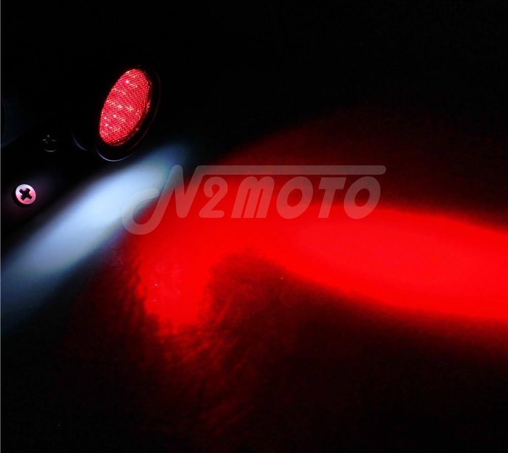 Fanale Posteriore Moto Stop Luce Motocicletta In Ottone Per Fanale Posteriore A LED Personalizzato Per Cafe Per Scrambler Griglia A Maglie Lampada Stop Freno Con Luce Targa
