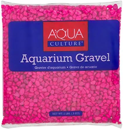 Aqua Culture Aquarium Gravel Pink, 2.0 LB