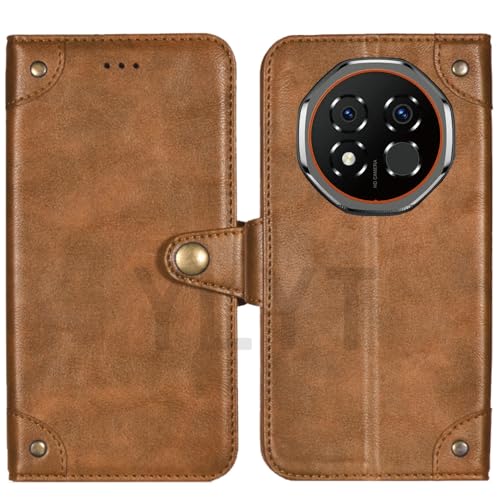 HsinchuTien �u���E�� �J�o�[ ���� �ی삷�� Cover �V���R�[�� Case ���U�[ �J�[�h ���[ �����o�b�N�� ���z �P�[�X �蒠�^ ���e Oukitel G6 6.52 inch�Ƃ̌݊�������