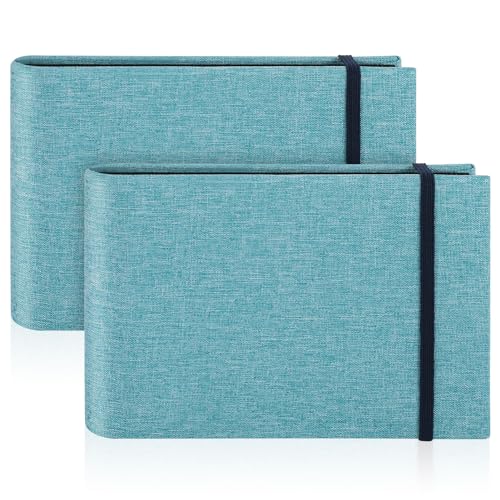 2 Pack Small Photo Albums, 6x4 Slip In Photo Albums 200 Photos Mi...