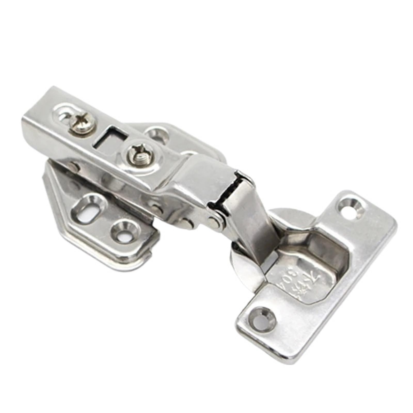 1/2/4/8pcs Hinges Furniture Cabinets Stainless Steel Door Hinges(Fixed HO 1PC)