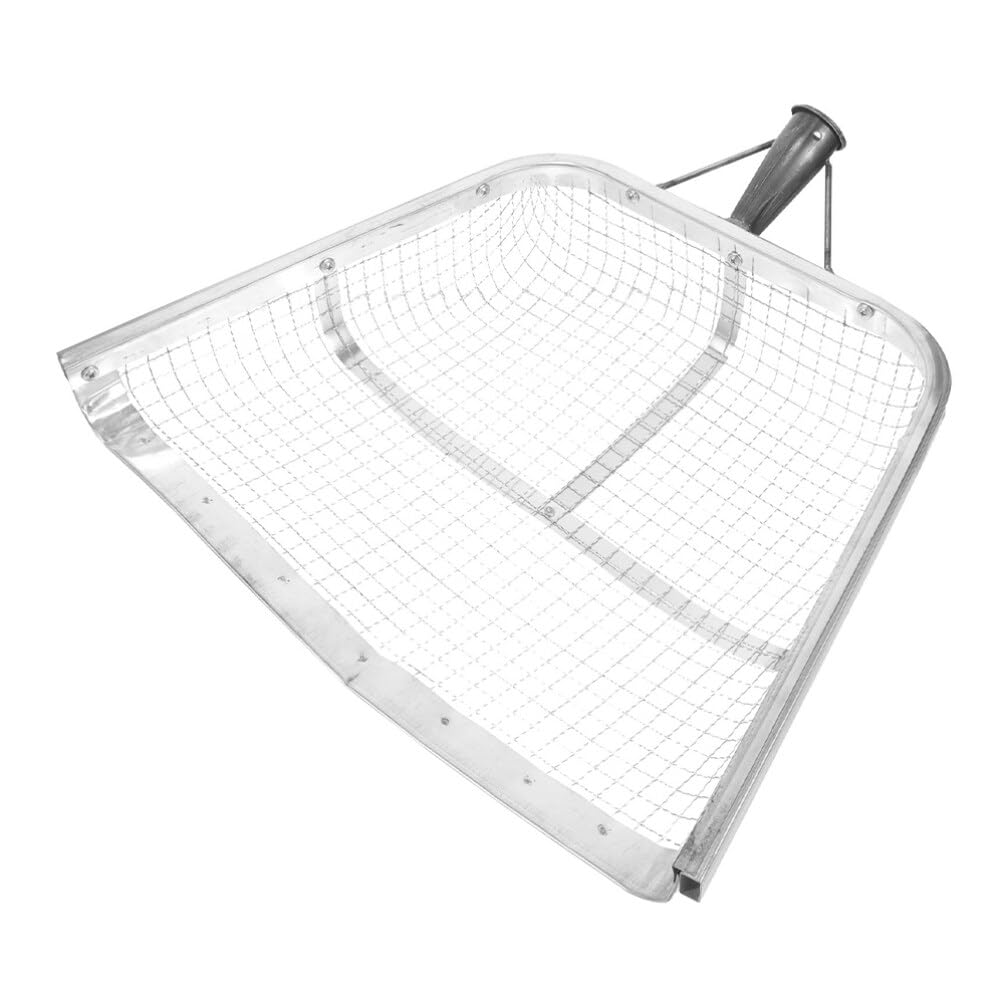 Yardwe De Cosecha De Grano Ranurado De 6Mm Pala De Mazorca Pala De Granja Herramientas De Recolección para Jardinería Agricultura Pala Metálica para Maíz