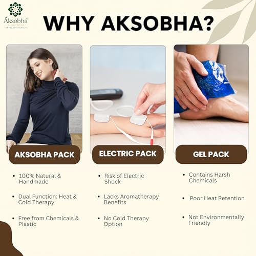 Image of Mini Herbal Heating Pad for Toothache & Pain Relief | No Gel Hot & Cold Therapy Pack | Handmade Khadi Cotton Compress with Natural Herbs for Rheumatic Pain, Cramps & Muscle Relief