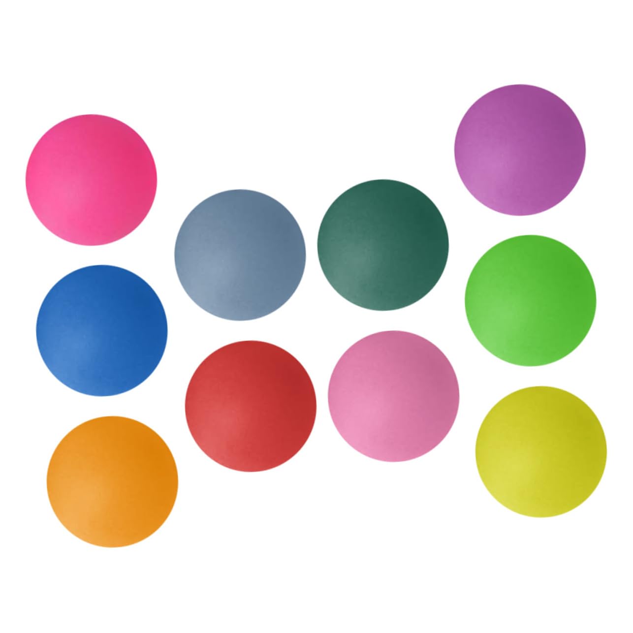 BRIGHTFUFU Entertainment Balls 10pcs Pingpongball Party Table Tennis Balls Random Color
