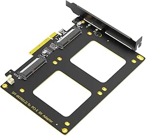 10Gtek U.2 Zu PCIe 4.0 Adapter - Dual SFF-8639 Für Server Und NAS