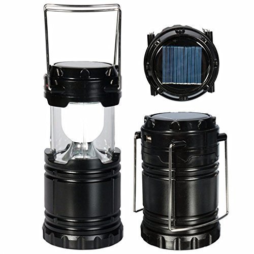 SakarRechargeable Solar and Charging LED Lantern Light, Portable Camping and Home Emergency Lights with 2 Power Sources Light Travel Battery Lantern Lamp Torch (Multi Color).