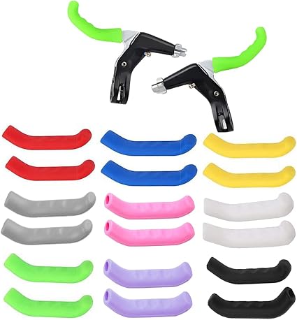 Biluer Manopole MTB, 9 Paia Manopole Bici Impugnatura Copri Manubrio Leve  Manopola Accessorio Impugnatura Manubrio Leva del Freno della Bicicletta  Bicicletta Manicotto Perfetta per Bici da Strada : Sport e tempo libero