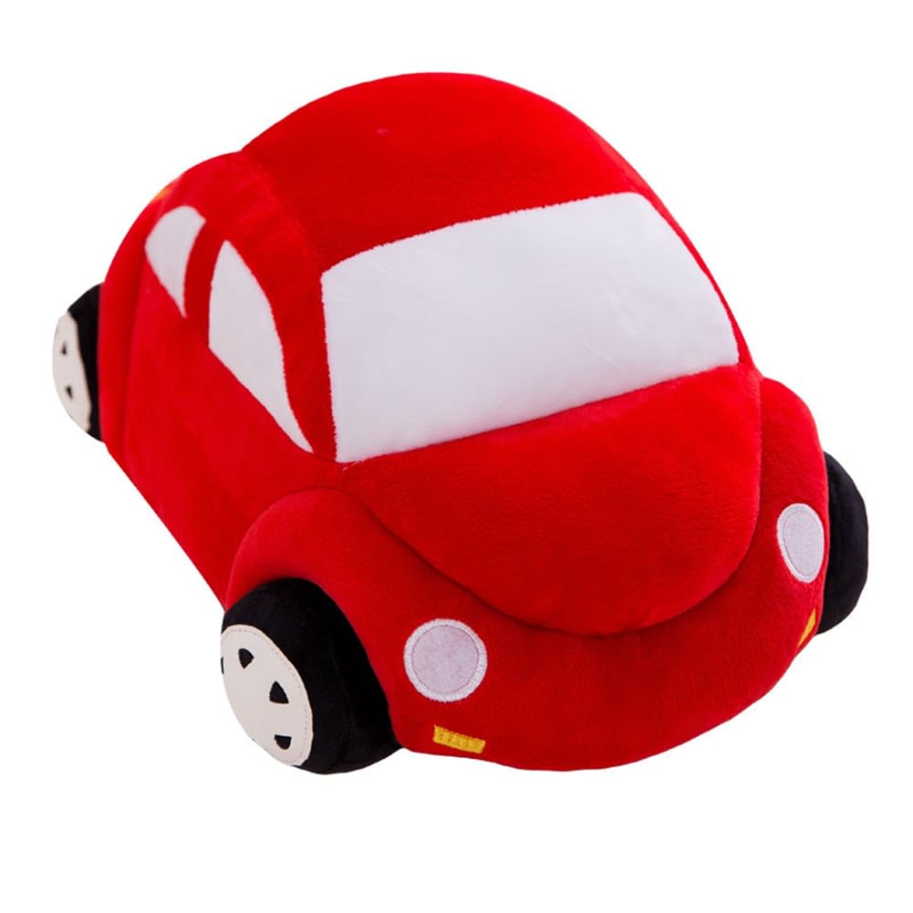 CTRLZS Car Plush Pillow Cartoon Car Plush Throw Pillow Sofa Bedroom Decor Items Children'S Red