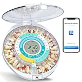 Smart Automatic Pill Dispenser - Bluetooth Automatic Pill Dispenser, 28-Day Monthly Electronic Medic