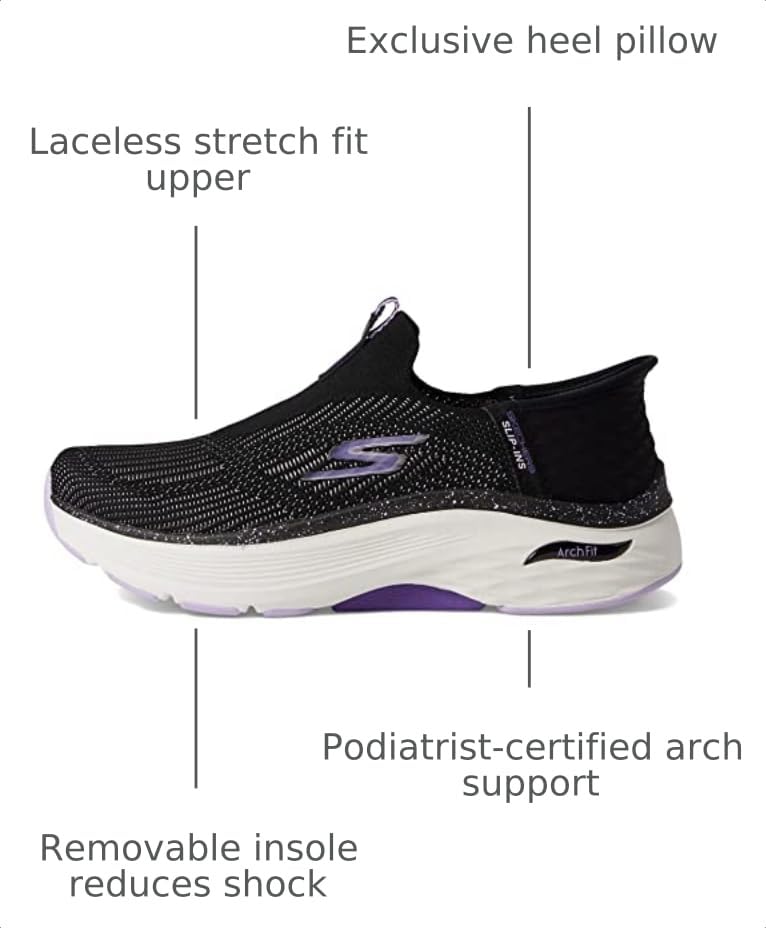 Image of Skechers Women's Slip-ins: Max Cushioning Arch Fit Slip-on Walking Shoes