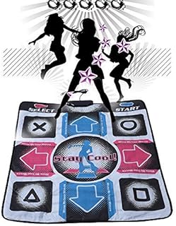 Dance Pad Mat AntiSlip Wear Resistant, DDR USB Dance Pad Controller with USB Cable, Fitness Body Building Dancing Mat Compatible with PC Windows 98/2000/ XP/ 7