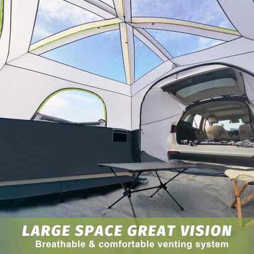 Image of UNP SUV Tents for Camping 6 Person Car Camping Tailgate Tent for Outdoor